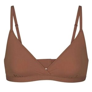 NWT Skims Fits Everybody Crossover Bralette, Size XS, Bronze, Adjustable Straps